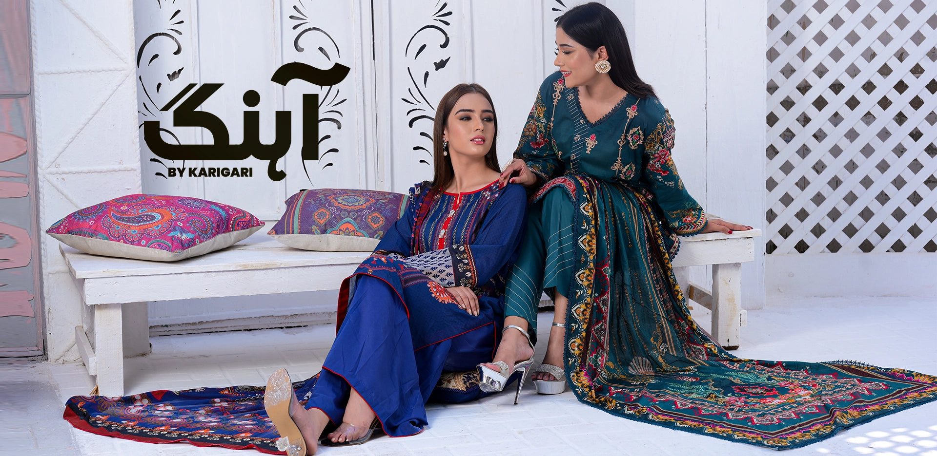 Buy Stitched Formal Dresses For Women In Pakistan - Aahang Collection
