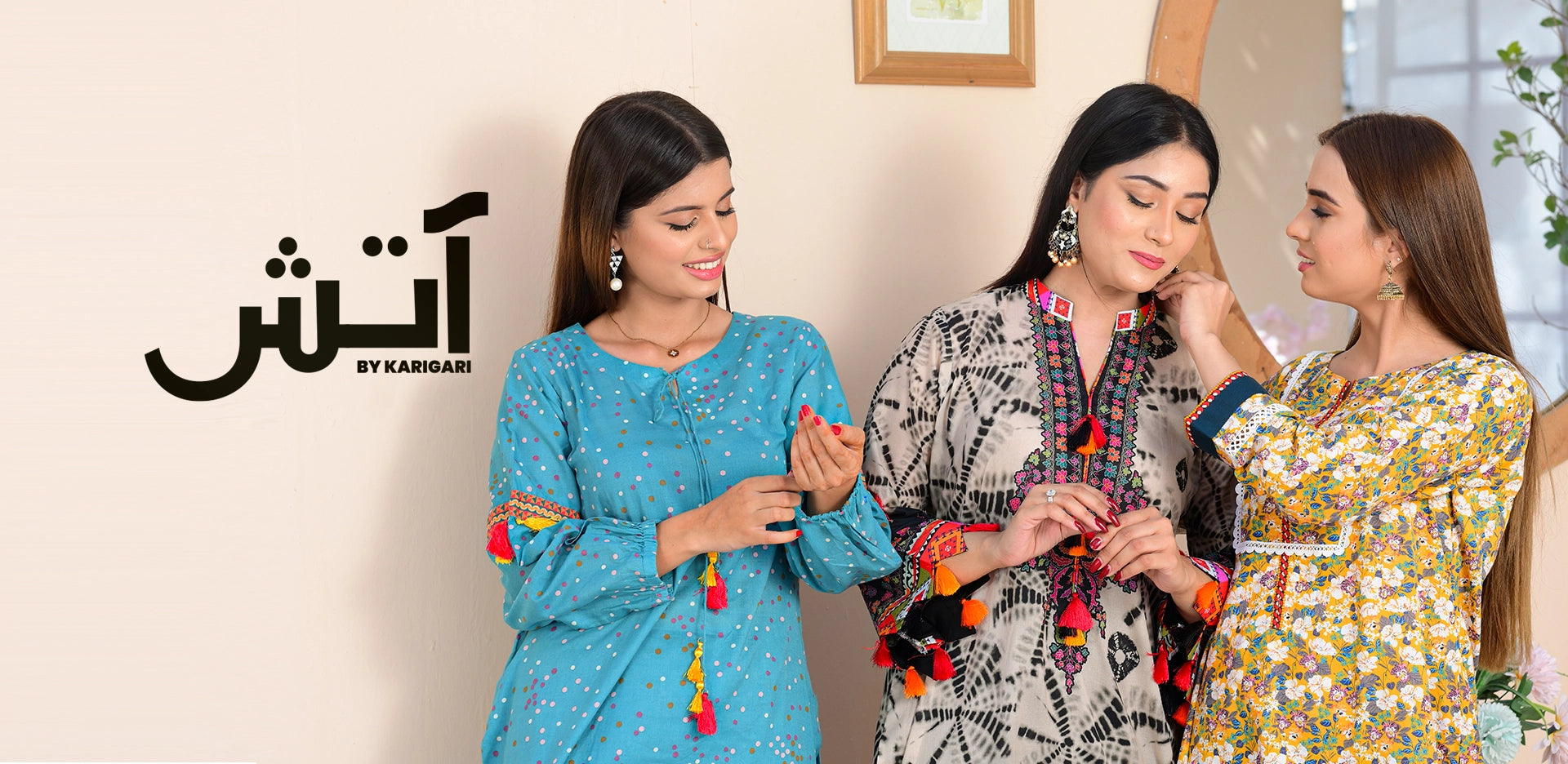 Online Casual Dresses For Ladies In Pakistan - Aatish Collection