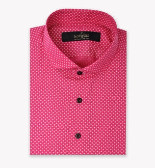 Versatile Pink Casual Men’s Shirt