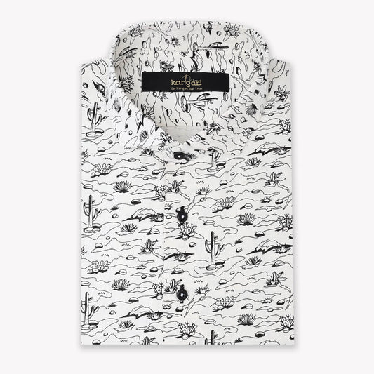 Scribble- Men's Casual Shirt