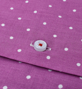 Magenta Shirt with White Micro Dots