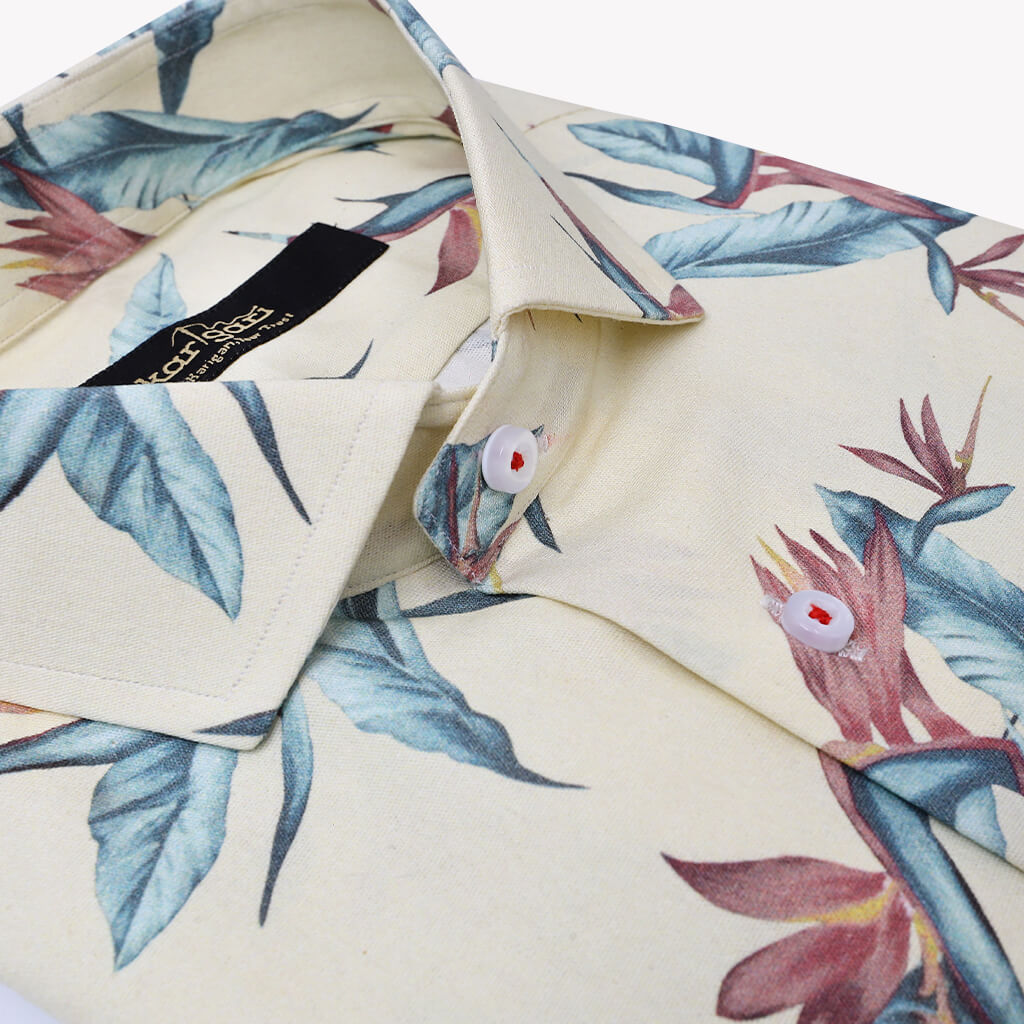 Digital Bloom - Printed Shirt For Men