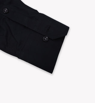 Plain Black Shirt for Formal Wear