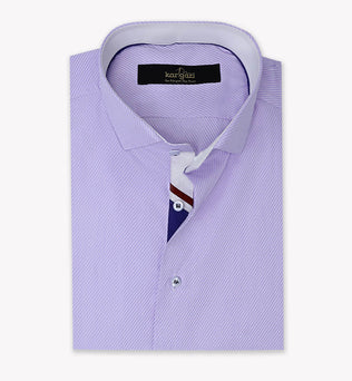 Plain Wisteria Purple Shirt