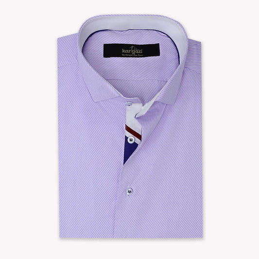 Plain Wisteria Purple Shirt