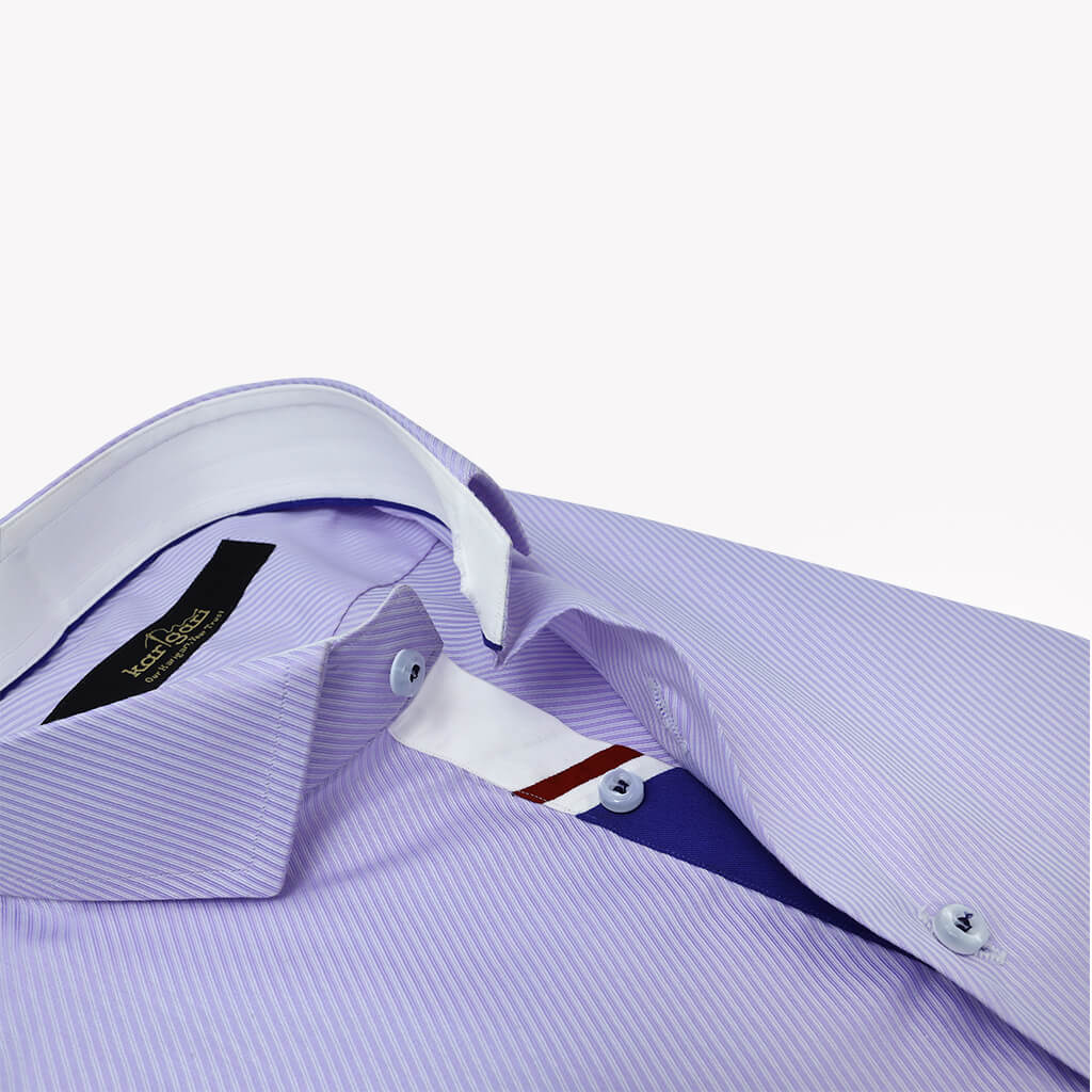 Plain Wisteria Purple Shirt