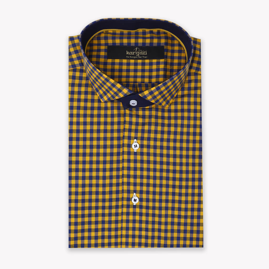 Yellow Mustard Fit Sports Shirt