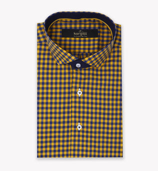 Yellow Mustard Fit Sports Shirt