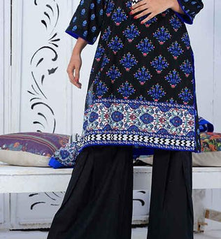 Printed Lawn Shirt With Plain Trouser- AATISH