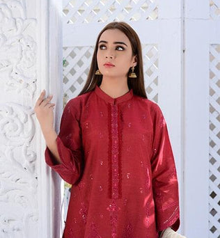 Masuri Lawn Suit With Chiffon Dupatta - AAHANG