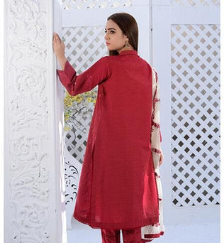 Masuri Lawn Suit With Chiffon Dupatta - AAHANG