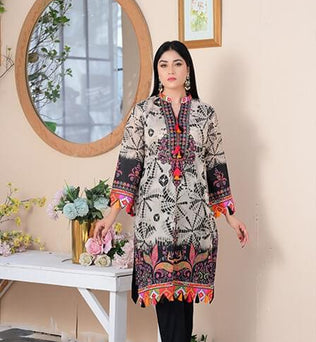 Digital Printed Lawn Shirt With Trouser - AATISH