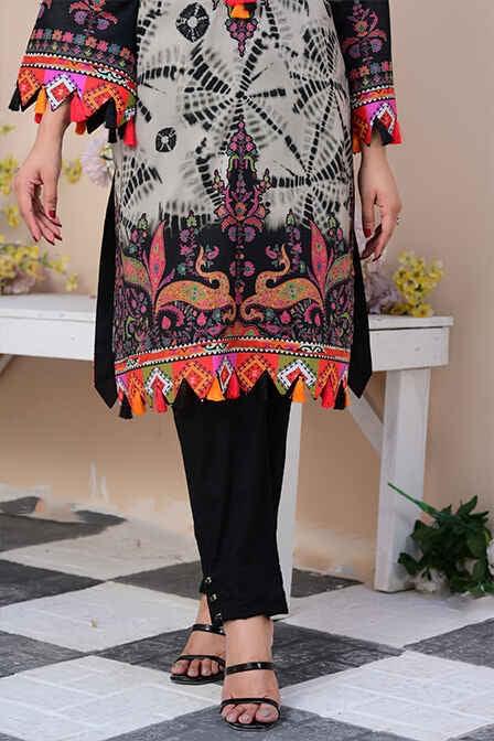 Digital Printed Lawn Shirt With Trouser - AATISH