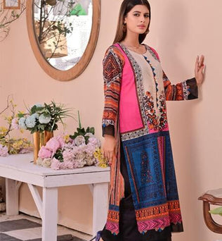 Fully Printed Premium Lawn Dress - AAHANG