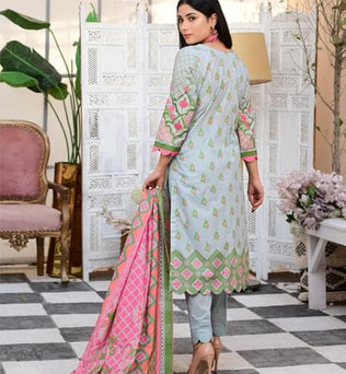 Readymade Three Piece Lawn Suit - AAHANG